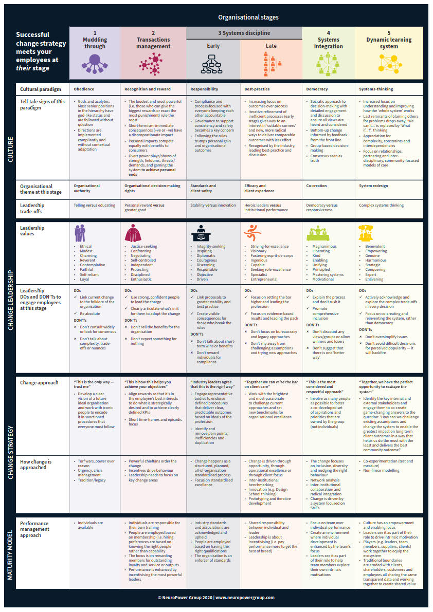 Cultural Maturity Map (10pk) – NeuroPower Group